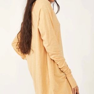 New Free People Velvet Sands Arden Tee - New winter tee with tags on relaxed fit